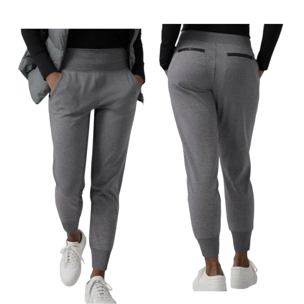 Athleta Venice Women’s High-Rise Gray Joggers, Size Small
